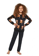 Пижама джемпер + брюки для девочек Cornette 170499