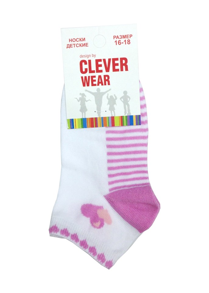 Носки укороченные для девочек Clever 141353