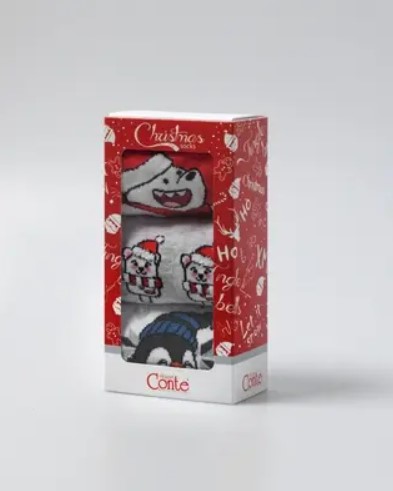 176956 Носки женские CN NEW YEAR (3 пары) 21С-76СП;22С-26СП;23С-46СП 779