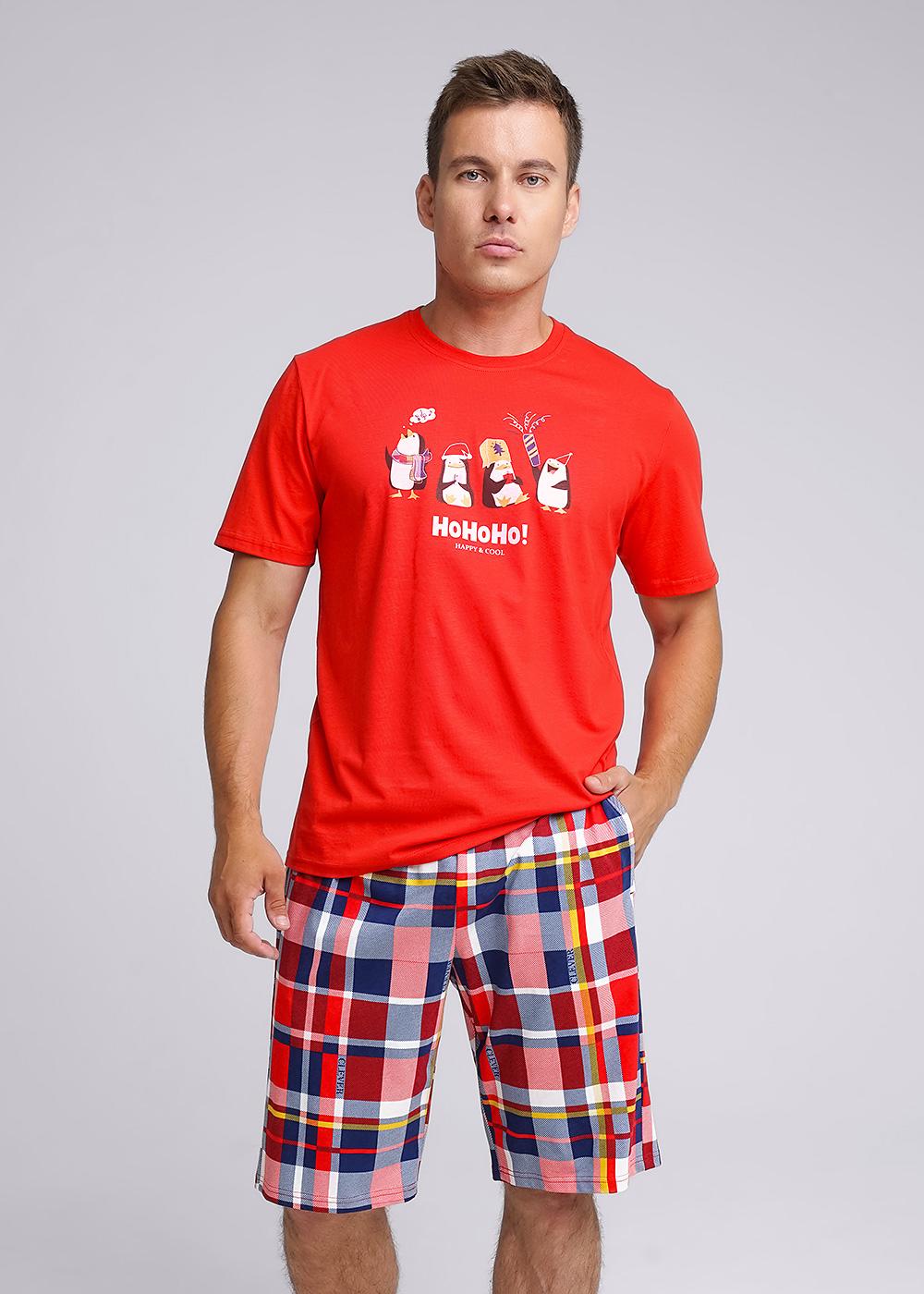 Комплект футболка + шорты Новый год для мужчин Clever 177134
