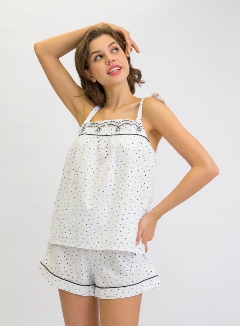 Пижама майка + шорты для женщин Indefini 172011