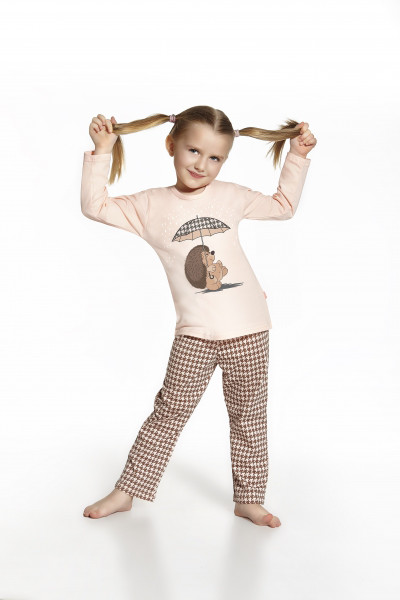 Пижама джемпер + брюки для девочек Cornette 140520