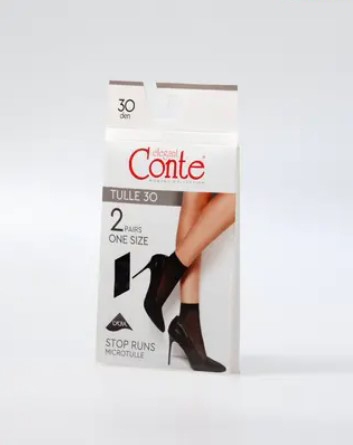 Носки женские Conte TULLE (2 пары)
