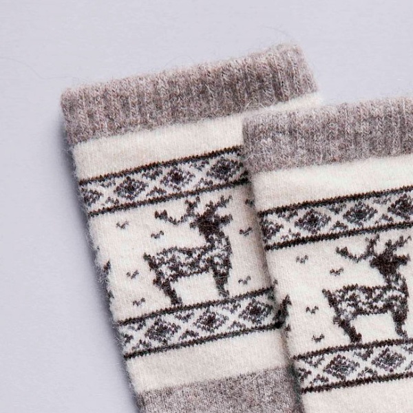 159807 Носки из 100% монгольской шерсти 01107 (2)