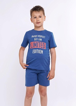 Пижама футболка + шорты для мальчиков Clever 172026
