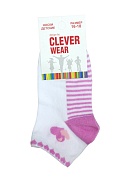 Носки укороченные для девочек Clever 141353