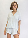 Пижама рубашка + шорты для женщин Indefini 172307