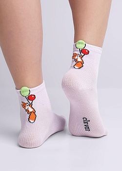 Носки цветные для девочек Clever 176264