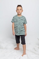 Пижама футболка + шорты для мальчиков CROCKID 176345