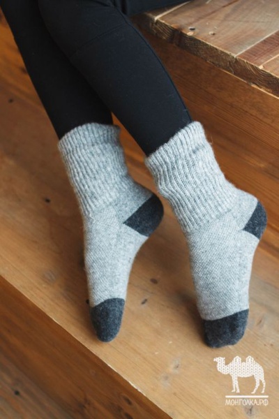 152259 Носки детские из шерст. пряжи "Як" 01116