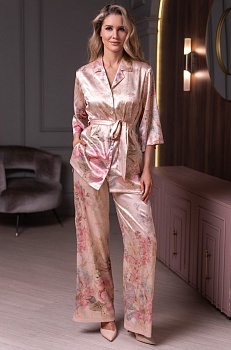 Пижама жакет + брюки для женщин Mia-Аmore 185506