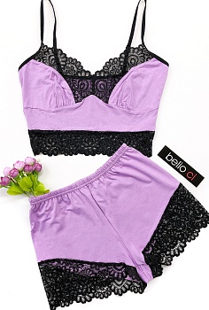 Пижама топ + шорты для женщин Belio ci 168277