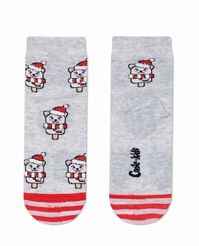 Носки цветные Новый год для девочек и мальчиков CONTE-KIDS 177003