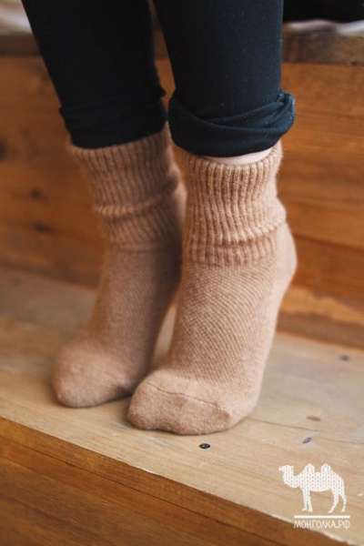 152258 Носки детские из шерст. пряжи "Верблюд" 01114