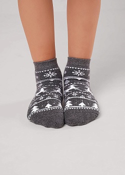 Носки цветные Новый год для девочек и мальчиков Clever 185296