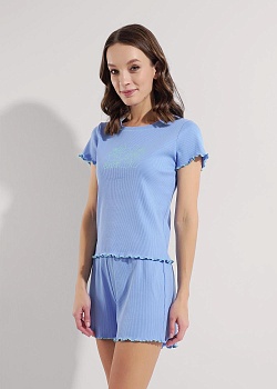 Пижама футболка + шорты для женщин Clever 180391