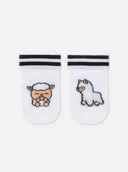 Носки с принтом для девочек CONTE-KIDS 173035