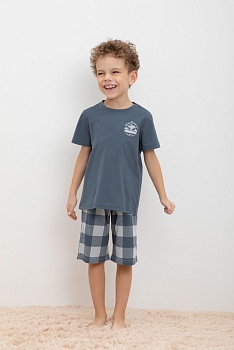Пижама футболка + шорты для мальчиков CROCKID 178239