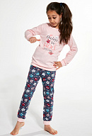 Пижама джемпер + брюки для девочек Cornette 165732