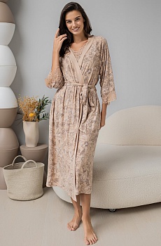 Халат длинный для женщин Mia-Аmore 178145