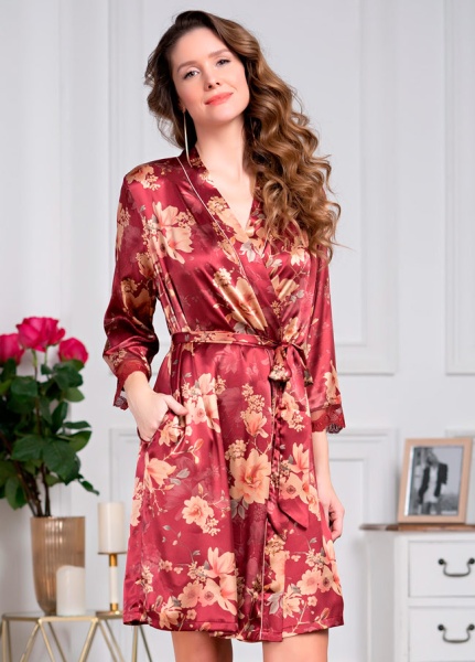 161643 Халат Mia 3623 Burgundia (1)