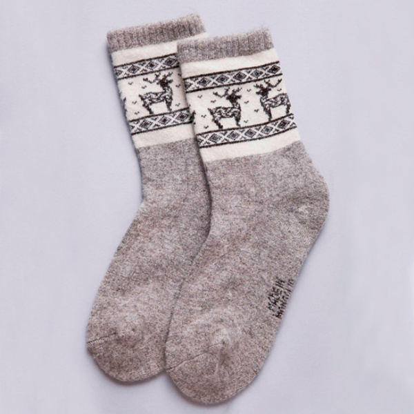 159807 Носки из 100% монгольской шерсти 01107