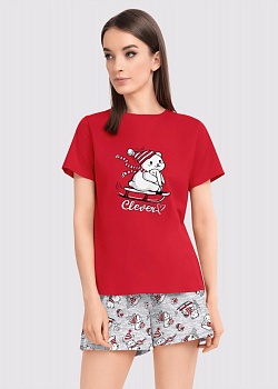 Трусы шорты Новый год для женщин Clever 177407