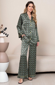 Пижама жакет + брюки для женщин Mia-Аmore 179698