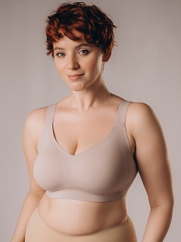 Бюстгальтер без косточек бесшовный для женщин Indefini 180377
