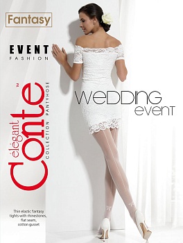 Колготки фантазийные имитация шва сзади для женщин CONTE ELEGANT 132781