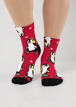Носки цветные Новый год для женщин Clever 185325