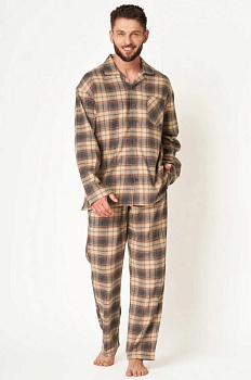 Пижама рубашка + брюки для мужчин Key 179570