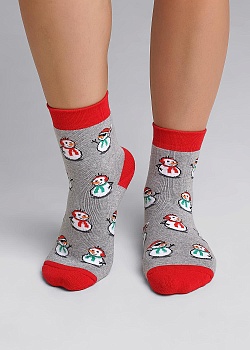 Носки цветные Новый год для женщин Clever 177055
