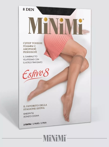 177540 Гольфы MINIMI ESTIVO 8 (2 пары)