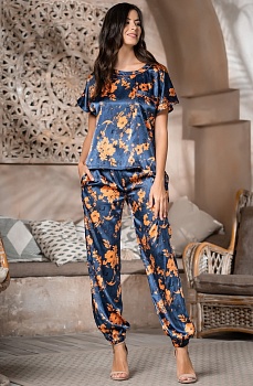 Пижама футболка + брюки для женщин Mia-Аmore 172909