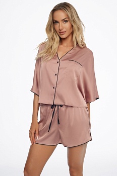Пижама рубашка + шорты для женщин Esotiq 178551