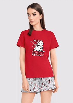 Футболка Новый год для женщин Clever 177296