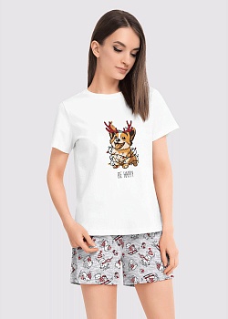 Футболка Новый год для женщин Clever 177408