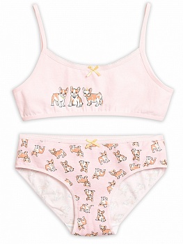 Комплект белья топ + трусы для девочек Pelican 162079