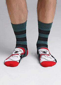 Носки цветные Новый год для мужчин Clever 177072
