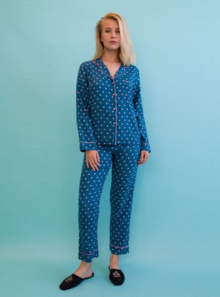172872 Пижама (ДЛ.рукав+брюки) INDEFINI TCC2247