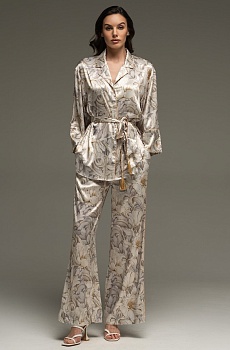 Пижама жакет + брюки для женщин Mia-Аmore 184975