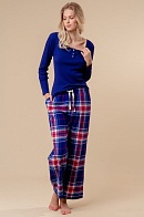 Пижама жакет + брюки для женщин Indefini 177259