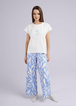 Пижама футболка + брюки для женщин Clever 178420