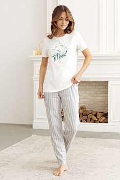 Комплект футболка + брюки для женщин Almando Melado 176336