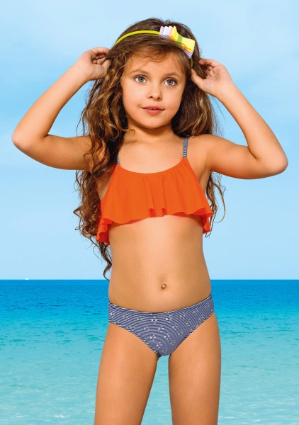 168004 ESLI Костюм купальный для девочек STAR