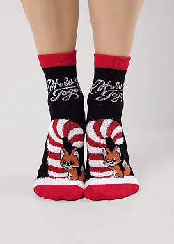 Носки цветные Новый год для женщин Clever 185328