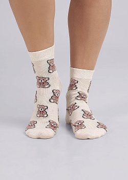 Носки цветные Новый год для девочек Clever 179096