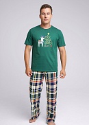 Комплект футболка + брюки Новый год для мужчин Clever 177133