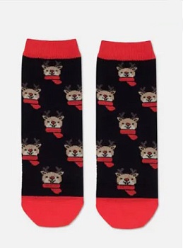 Носки цветные Новый год для девочек и мальчиков CONTE-KIDS 172634